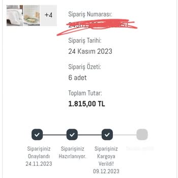 Madame Coco Sipariş 1 Aydır Teslim Edilmedi