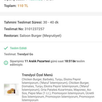 Saloon Burger'de Siparişlerin Kafalarına Göre Hazırlanması