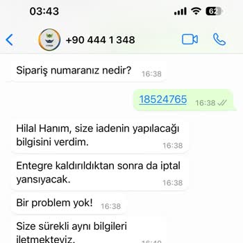 Supplementler Yanlış Yönlendirme, Müşteri Hizmetlerinin Tavrı, İade