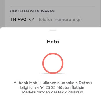 Akbank Mobile Giriş Yapamıyorum