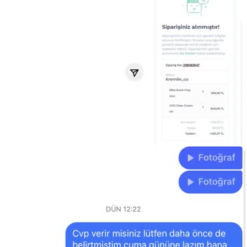 Kremlin Outlet Yanlış Numara Hatası