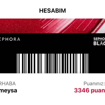 Sephora Black Card %10 İndirim