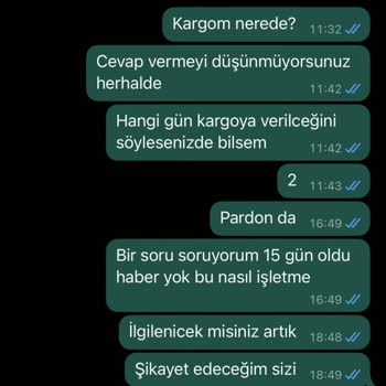 Eyyo Kargomun Gecikmesinden Şikayetçiyim