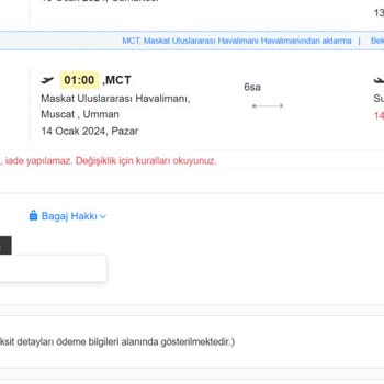 Ucuzabilet.com Bilgi Yetersizliği