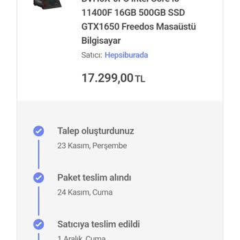 Hepsiburada İademe Cevap Vermiyor. Paramı Da Ürünü De İade Etmiyor.