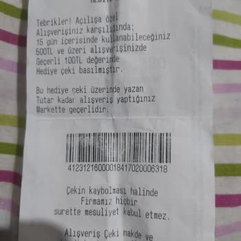 A101'in Bizi Kampanya Hakkında Eksik Bilgilendirmesi