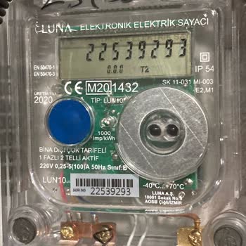 CK Boğaziçi Elektrik Elektrik İdaresi Sayacı Değiştirmiş