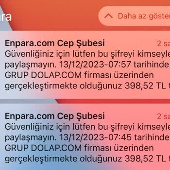 Trendyol Kartımdan İzinsiz İşlem Yapılması