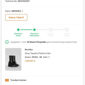 Trendyol Siparişim Zamanında Gelmedi