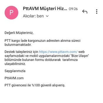Epttavm Mağduriyetimiz İadenin Evden Alınmaması