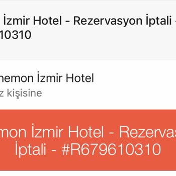 Anemon Hotels Haber Verilmeden Sorulmadan İptal Edildi