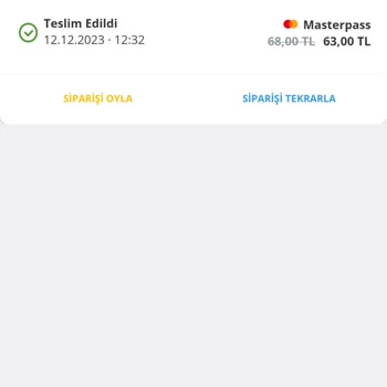 Bisu Ödemenin Alınması Siparişin Gelmemesi