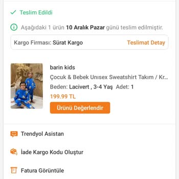 Sürat Kargo Kargom Kayıp Elime Ulaşmadı!