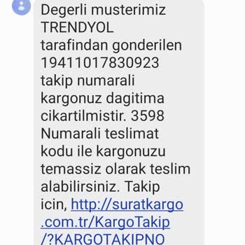 Sürat Kargo Kargom Kayıp Elime Ulaşmadı!