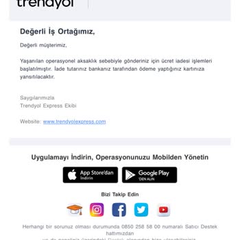 Trendyol Express Trendyol Kayıp Kargo Sorunu