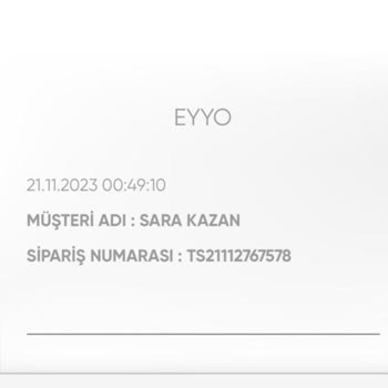 Eyyo Sipariş Verdim Ürün Bana Ulaşmadı