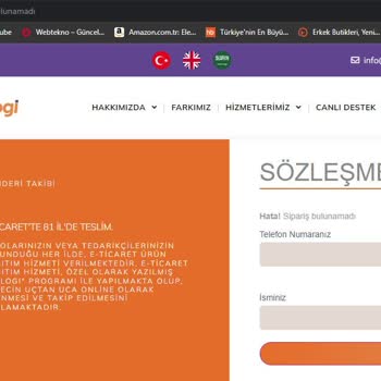 Jetlogi Gönderim Sorgulamasında Yaşanan Teknik Sorun