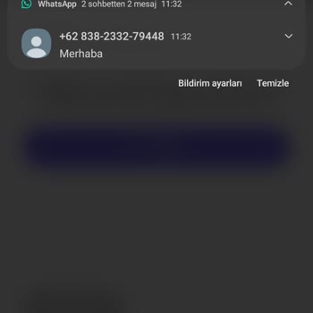 WhatsApp Yabancı Bir Numara Tarafından Mesaj Gelmesi