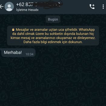 WhatsApp Dan Tanımadığım Numaradan Mesaj Geldi - Şikayetvar