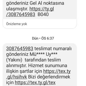 Trendyol Express Ty Expres Sahte Kargo