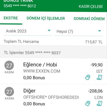 Garanti BBVA Kredi Kartı Harcama İtirazı