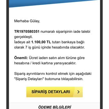 Decathlon Para İadesi Yapılmadı