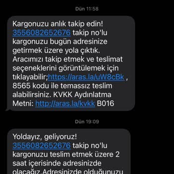 Aras Kargomu Müşteri Şubeden Almayı Tercih Etti Diyerek Teslim Etmedi