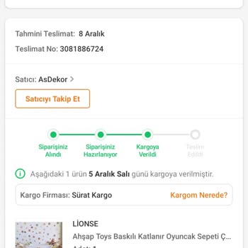 Trendyol Kargom Kayıp Kimse Sorumluluk Almıyor