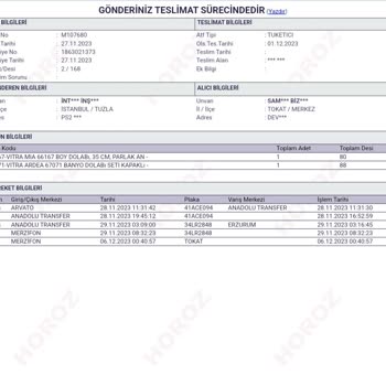 Trendyol Zamanında Teslim Edilmeyen Ürünler