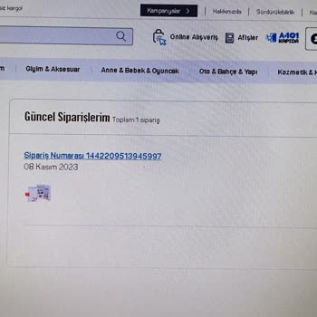 A101 Ürün Teslim Edilmedi