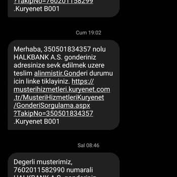Kuryenet Teslimat Yapmıyor Ve Oyalıyor