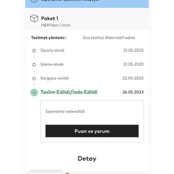 H&M Ücret İademi Gerçekleştirmiyor