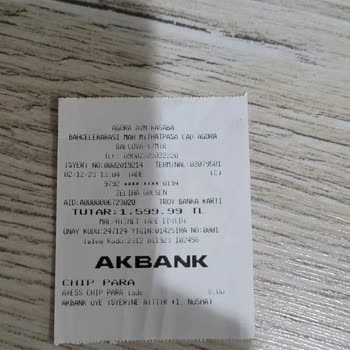 Akbank Para İademi Yapmıyor