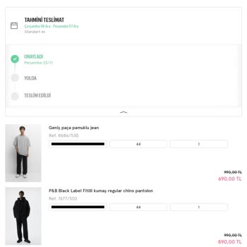 Pull and Bear Pull Beardan Aldığım Ürünler Gelmiyor