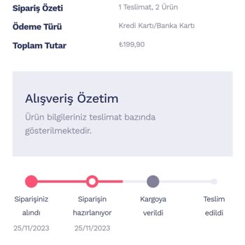 Penti Siparişin Kargoya Verilmemesi