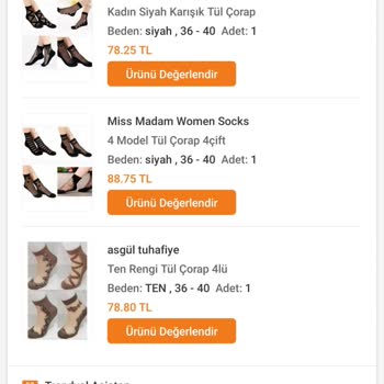 Trendyol Satıcısının Usulsüz Satışı