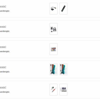 5 Adet Toplamda 8 Ürünümü Getirmiyorlar. Trendyol Neredesin