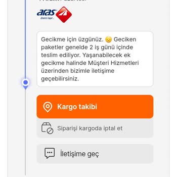 Aras Kargo Sakarya Çark Caddesi Şubesi