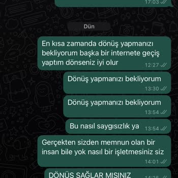 Yaninet İnternet Zorluğu Ve Abone İptali