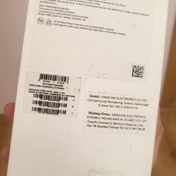 Turkcell Pasaj'dan Aldığım Samsung Wireless Charger Kutusunun Açık Gelmesi