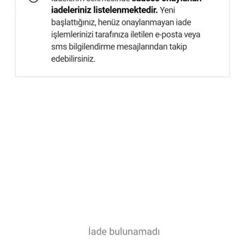 Pierre Cardin Giyim Ürünün Ücretini İade Etmemesi