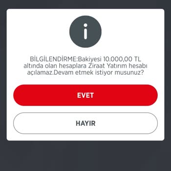 Ziraat Yatırım Hesabı Limit Sorunu