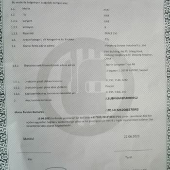 Yuki Atv Motor Faturası Gelmedi