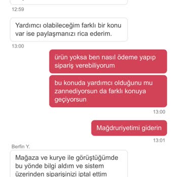 Yemeksepeti Mahalle Teslim Almadığım Ürünler Teslim Edildi Yazıyor