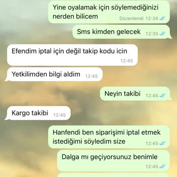 Milena Stil Marka Müşterilerini Oyalıyor Ve Siparişi İptal Etmeye İzin Vermiyor