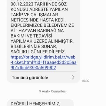 Bursa Yıldırım Belediyesi Belediyenin Kayıp Kedi İhmali
