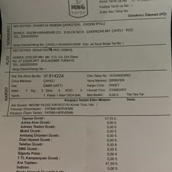 MNG Kargo Kargomuz Tarafımıza Teslim Edilmedi