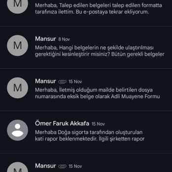 Bereket Sigorta Bir Buçuk Aydır Sebep Belirtilmeksizin Sonuçlanmayan Hasar Dosya.