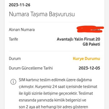 Hattımı 20 Gündür Vodafone'a Taşıyamıyorum!