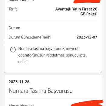 Hattımı 20 Gündür Vodafone'a Taşıyamıyorum!
